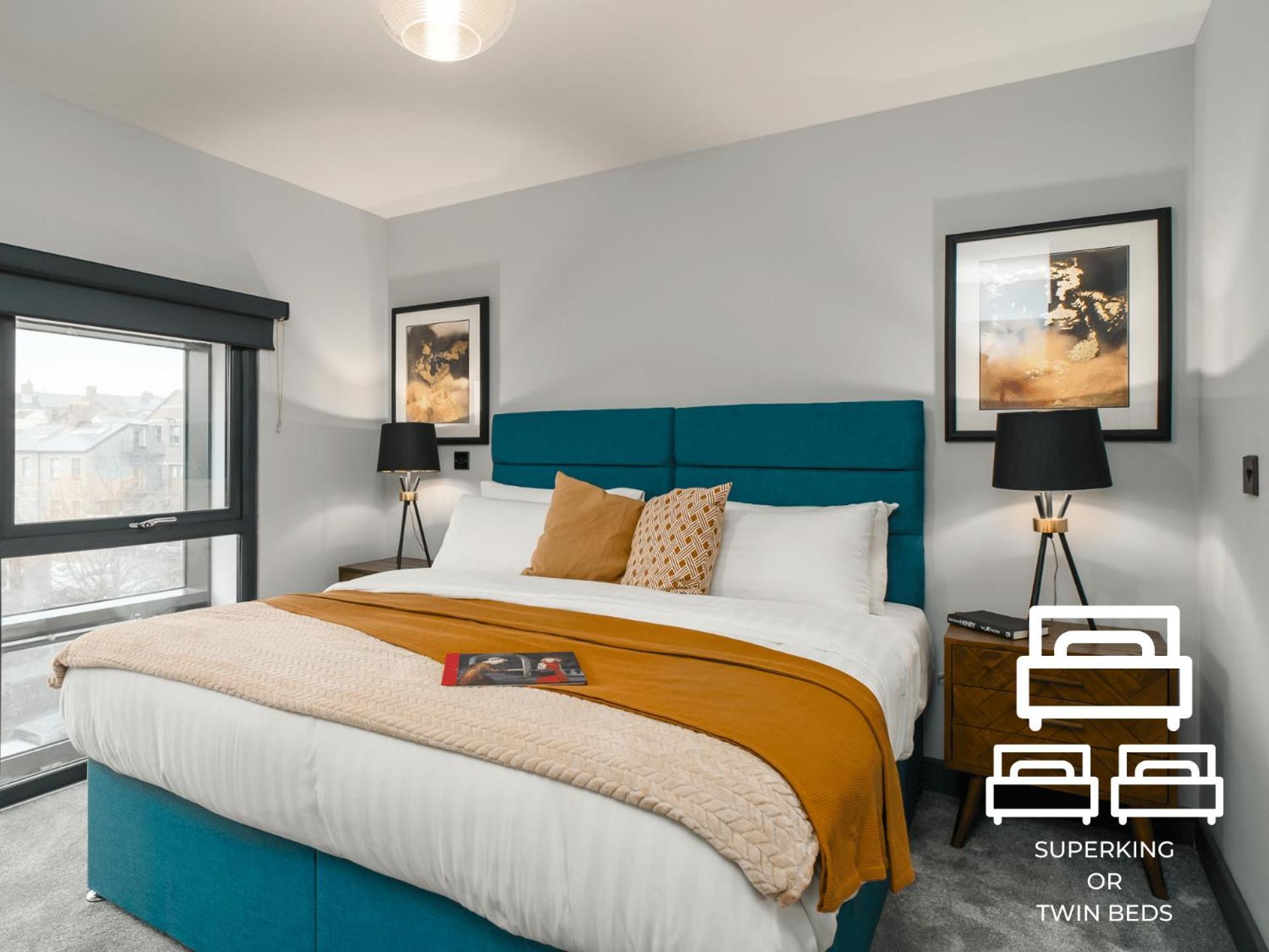 Luxe Apartments, The Moorwell, Parking, Gym - 10Mins Cardiff City Ctr الغرفة الصورة